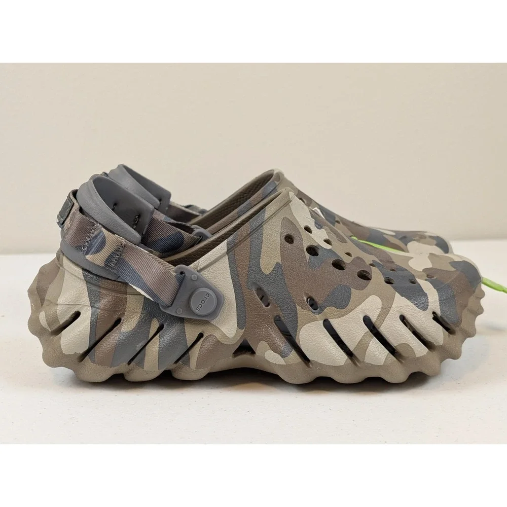 Crocs Echo Camo Redux Clog Men's 5 Women's 7 Unisex Slip On Shoes Sandals NWT